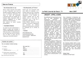 Le Petit Journal de Stea n °9