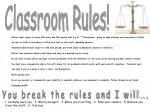 Classroom Rules! - slide 1