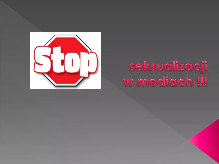 seksualizacji w mediach