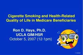 Cigarette Smoking and Health-Related Quality of Life in Medicare Beneficiaries