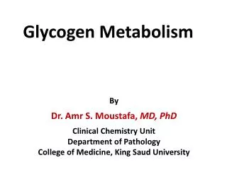 Glycogen Metabolism