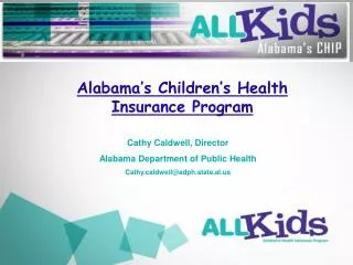 Alabama’s Children’s Health Insurance Program