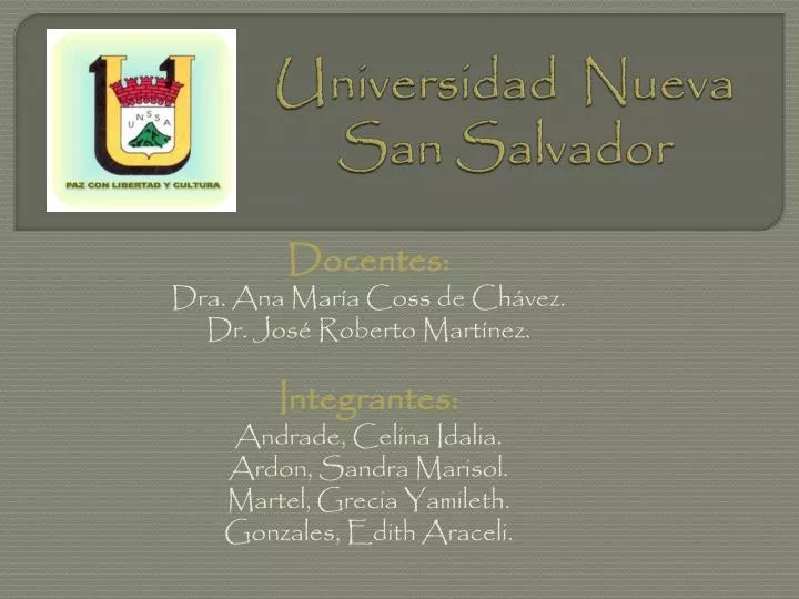 universidad nueva san salvador