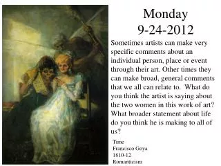 Monday 9-24-2012