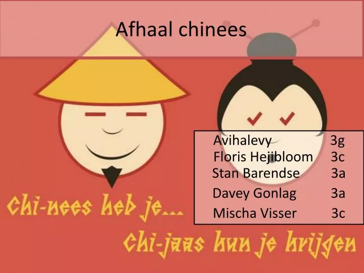 afhaal chinees