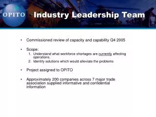 Industry Leadership Team
