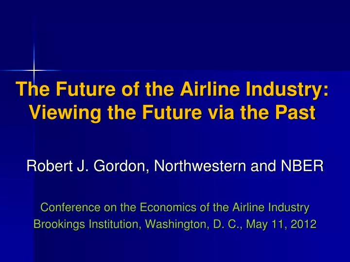 the future of the airline industry viewing the future via the past
