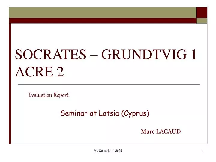 socrates grundtvig 1 acre 2