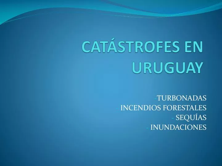 cat strofes en uruguay