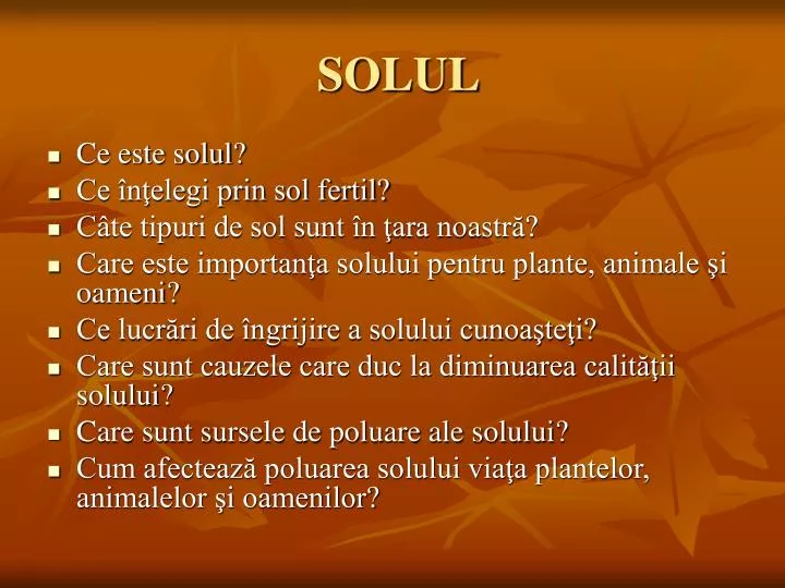 solul