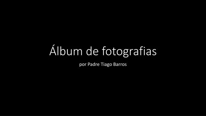 lbum de fotografias