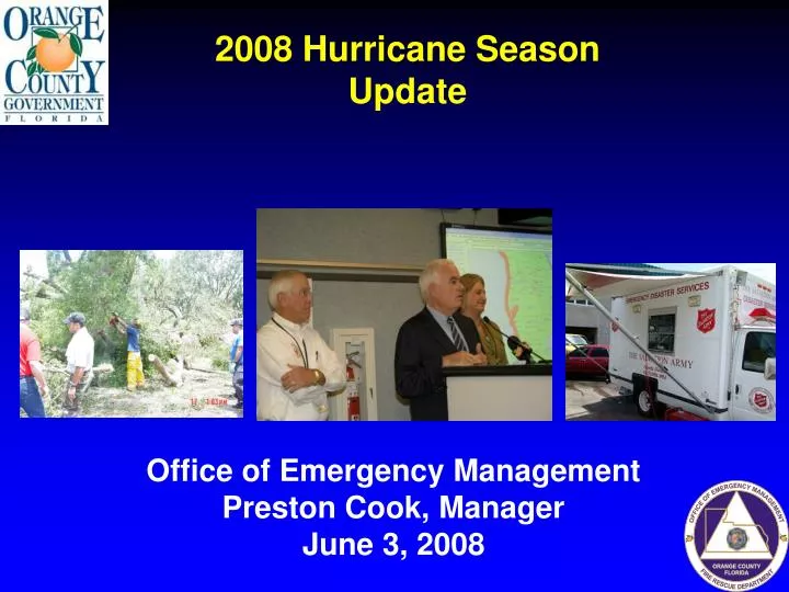 2008 hurricane season update