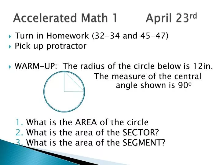 accelerated math 1 april 23 rd