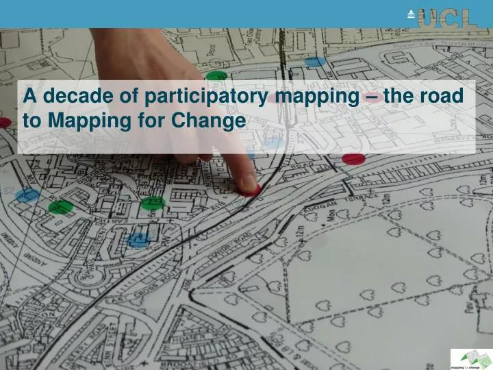 a decade of participatory mapping the road to mapping for change
