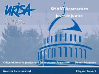 SMART Approach to Juvenile Justice