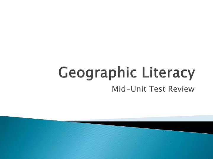 geographic literacy