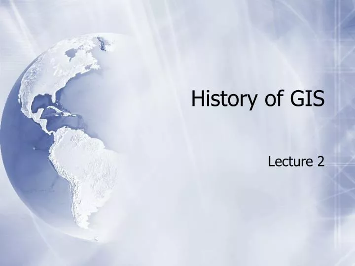 history of gis