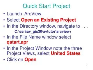 Quick Start Project