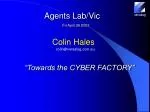 “Towards the CYBER FACTORY” - slide 1