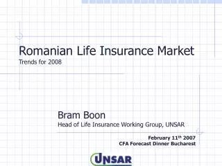 Romanian Life Insurance Market Trends for 2008