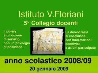 Istituto V.Floriani 5° Collegio docenti