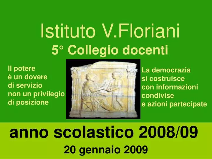 istituto v floriani 5 collegio docenti