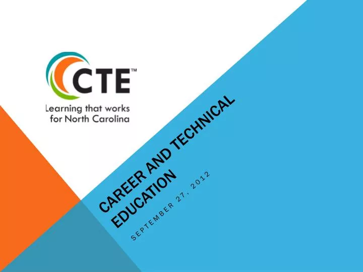 career and technical education