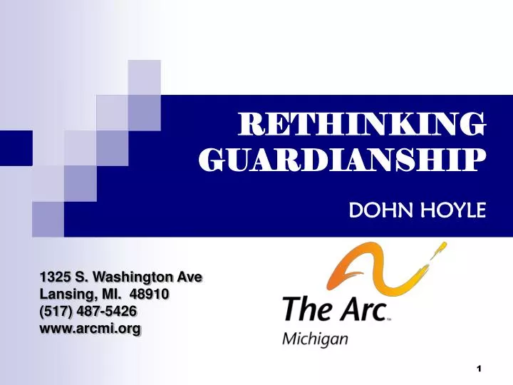 rethinking guardianship dohn hoyle