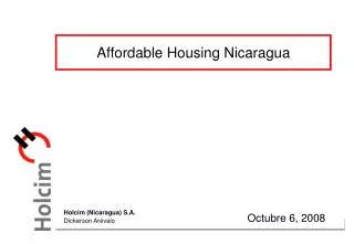 Affordable Housing Nicaragua