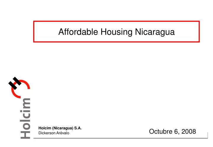 affordable housing nicaragua