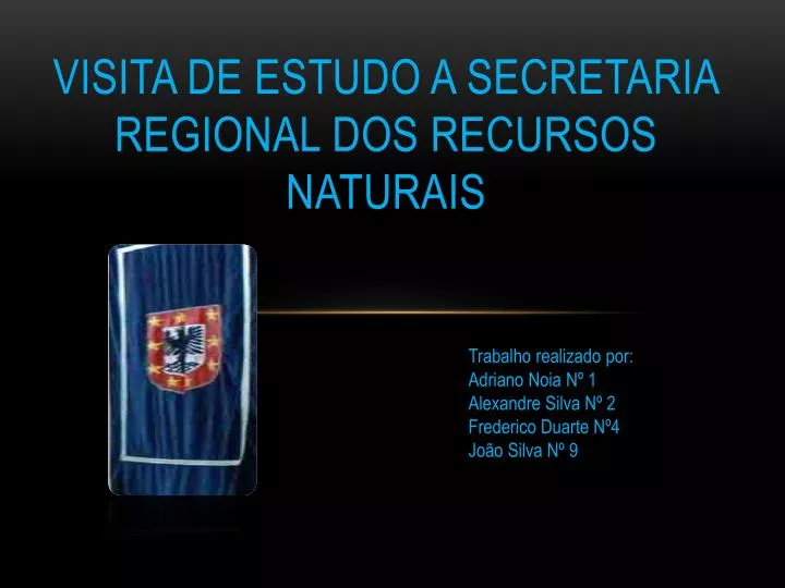 visita de estudo a secretaria regional dos recursos naturais