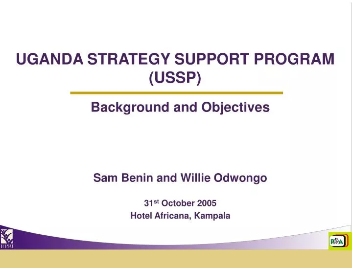 uganda strategy support program ussp