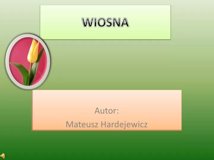 wiosna