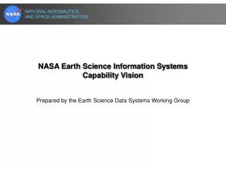 NASA Earth Science Information Systems Capability Vision