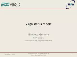 Virgo status report
