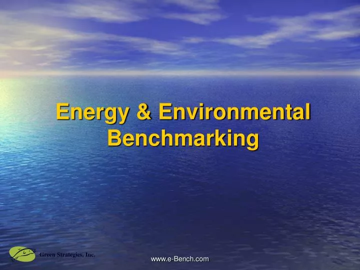 energy environmental benchmarking
