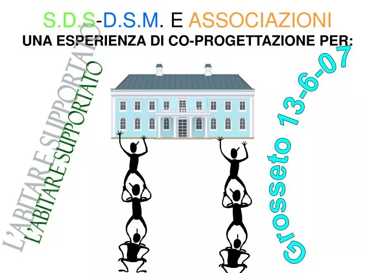 s d s d s m e associazioni una esperienza di co progettazione per