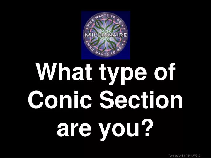 what type of conic section are you