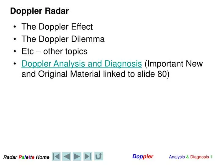 doppler radar