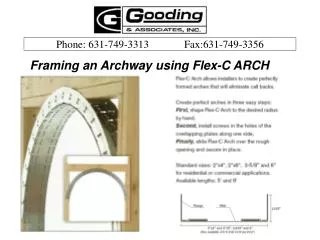 Framing an Archway using Flex-C ARCH
