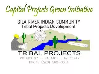 Capital Projects Green Initiative