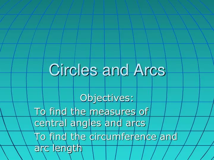 circles and arcs