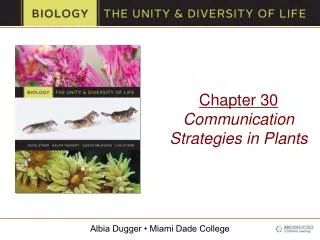 Chapter 30 Communication Strategies in Plants