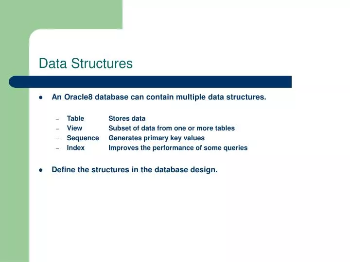 data structures