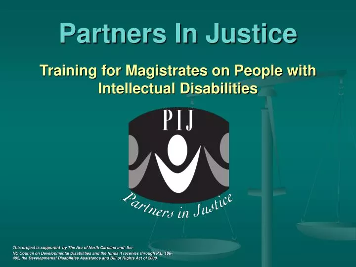 partners in justice