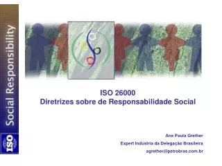 ISO 26000 Diretrizes sobre de Responsabilidade Social