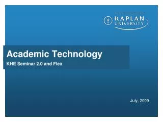 Academic Technology