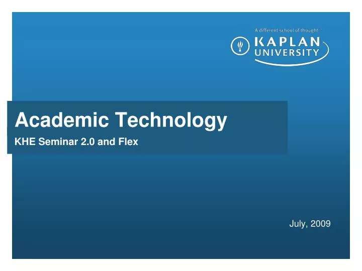 academic technology