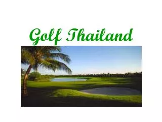 Golf Thailand