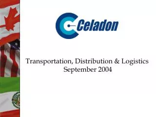 Transportation, Distribution &amp; Logistics September 2004